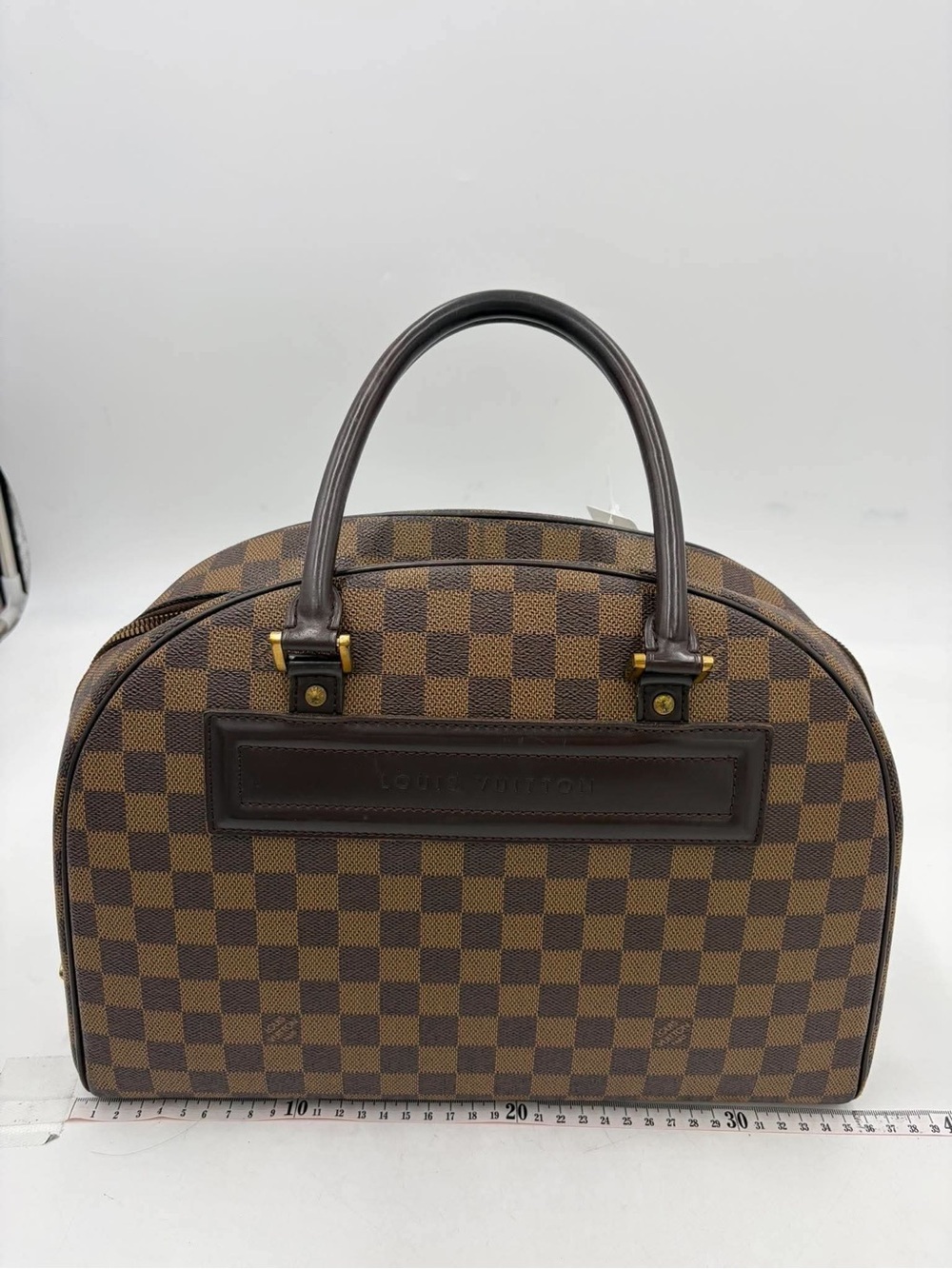 Louis Vuitton Nolita Brown Damier Ebene Top Handle